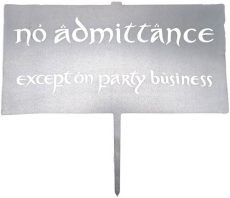 Weta - No Admittance Metalbird