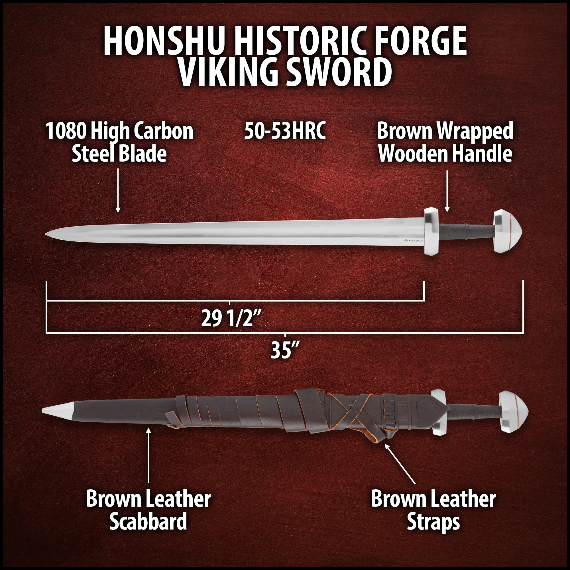 Honshu - Norwegian Viking Sword - Image 3